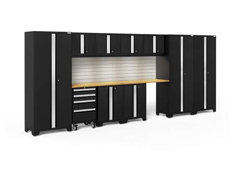 newage products bold series black 12-piece steel garage cabinet set|newage bold 3.0 series 2.